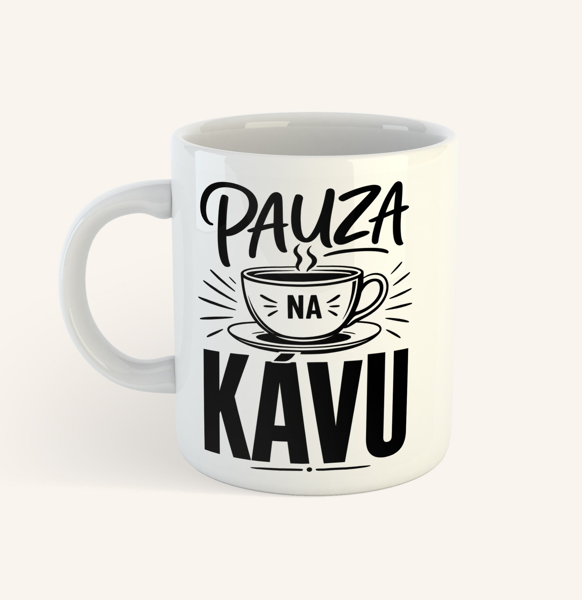Keramický hrnek s potiskem Pauza na kávu