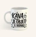 Keramický hrnek s textem Káva je objetí v hrnku